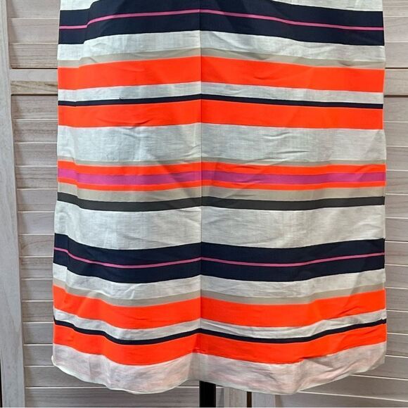 Vilagallo Silk Linen Blend Shift Sheath Dress 40 / 10 - Picture 9 of 11